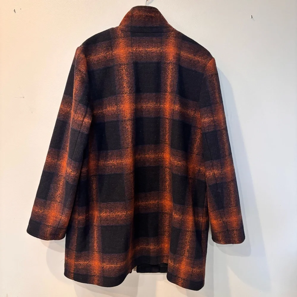 Pendleton Wool Blend Zip Up Walker Coat Jacket Women’s Size Large - Picture 10 of 13